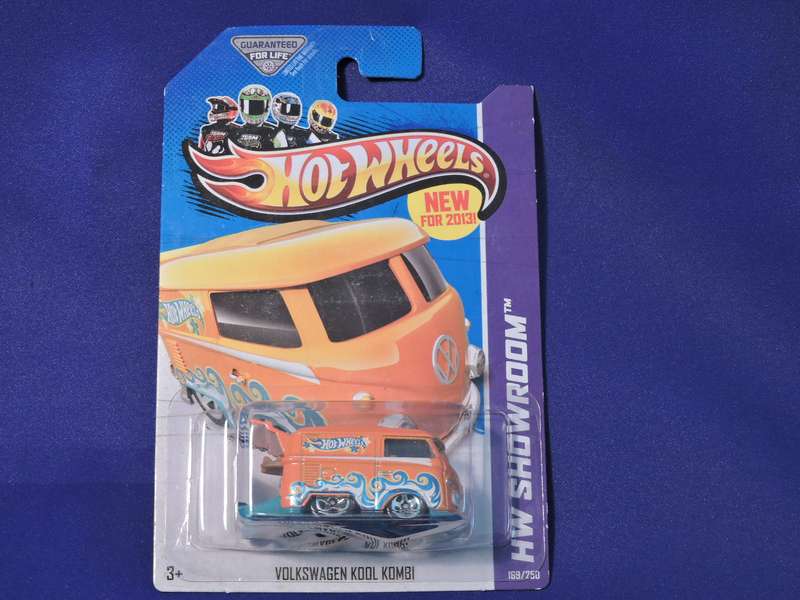 Hot Wheels VW VOLKSWAGEN KOOL KOMBI  ( Orange with waves )