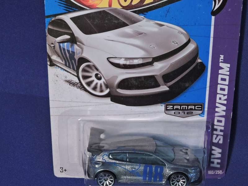 Hot Wheels VW VOLKSWAGEN SCIROCCO GT 24  ZAMAC  ( Silver #08 )