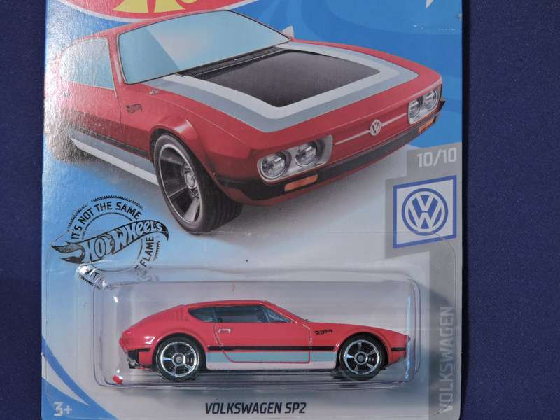 Hot Wheels VW VOLKSWAGEN SP2  ( Red ) Long Card