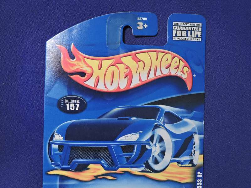 Hot Wheels FERRARI 333 SP ( Black with Yellow flames #17 )