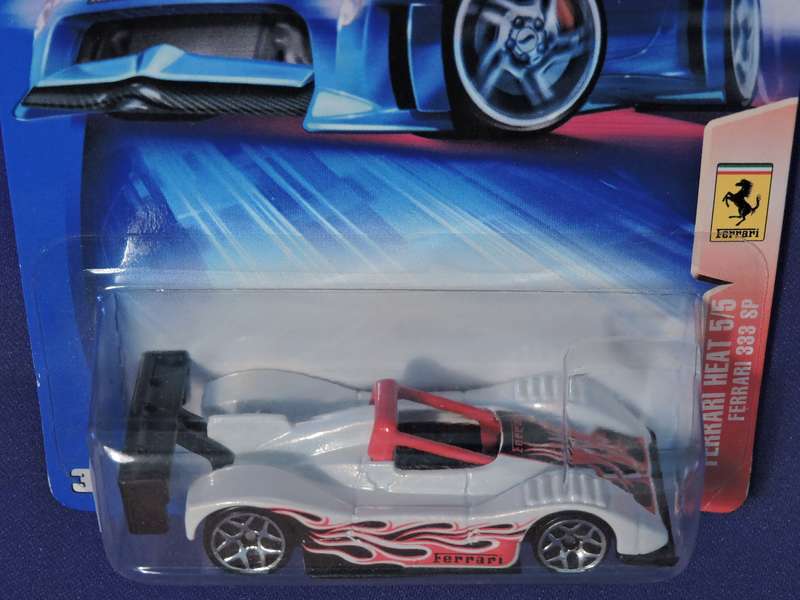 Hot Wheels FERRARI 333 SP ( White with flames )