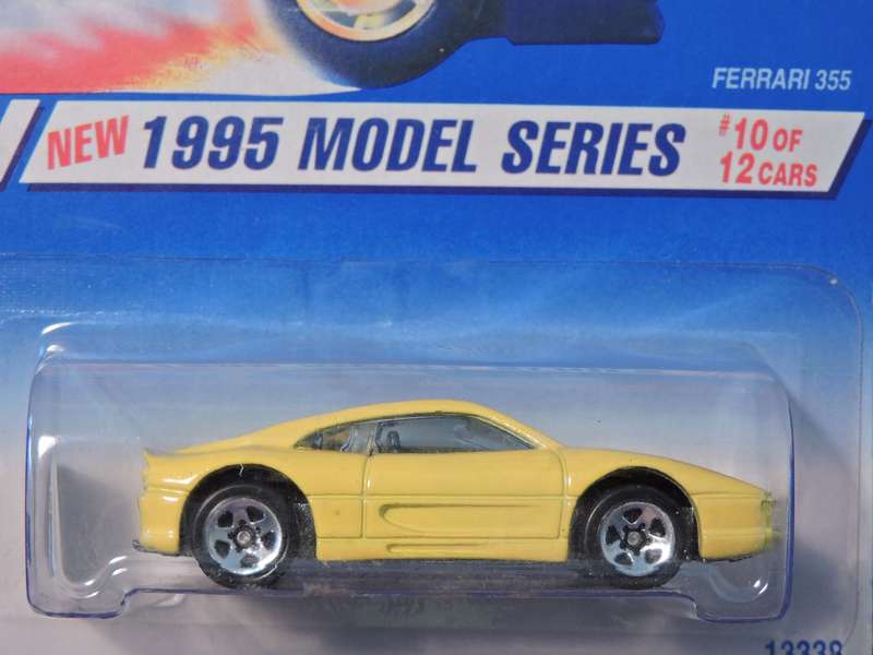 Hot Wheels FERRARI 355 ( Yellow ) Released 1995 WOW !!!