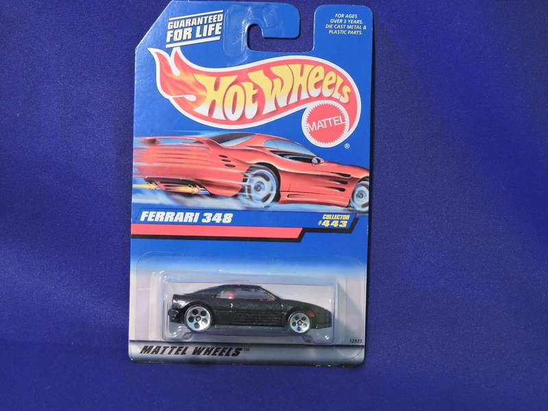 Hot Wheels FERRARI 348 ( Black ) Released 1997 WOW !!!