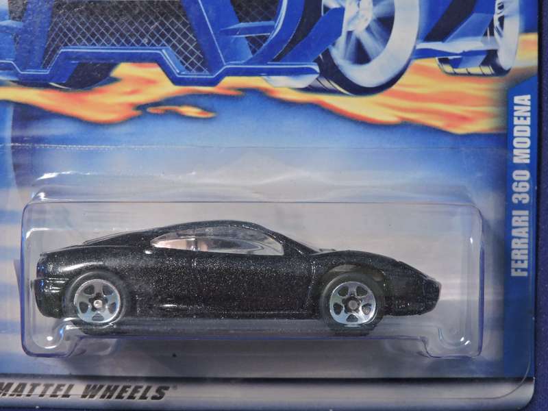 Hot Wheels FERRARI 360 MODENA ( Black ) Full metal model