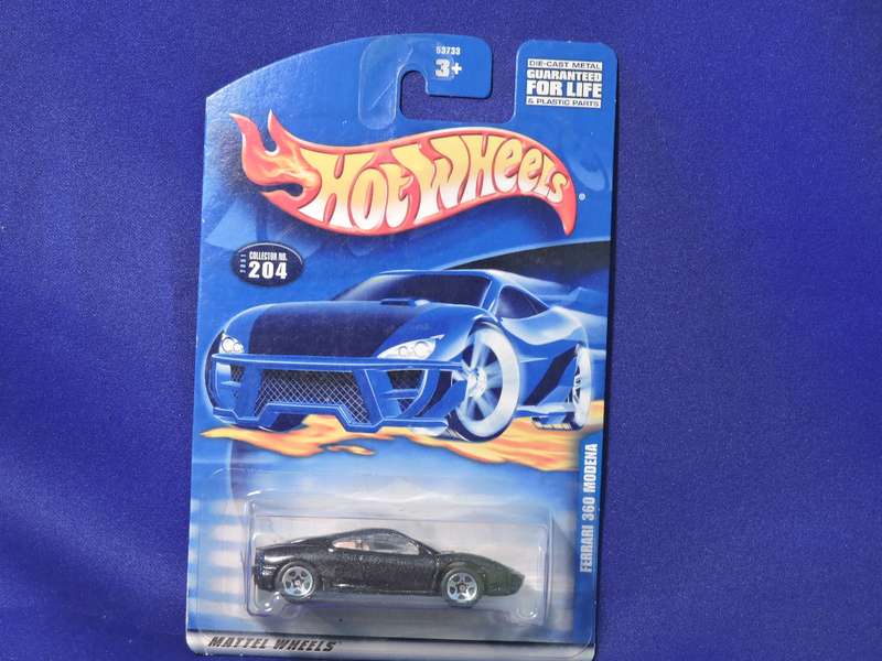 Hot Wheels FERRARI 360 MODENA ( Black ) Full metal model