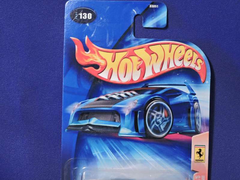 Hot Wheels FERRARI 356 M  ( Green with flames  )  Full metal 1999 casting.
