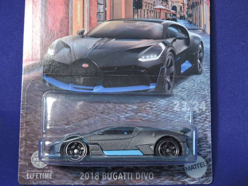 Matchbox BUGATTI DIVO ( Gun metal grey ) European Street  Like Hot Wheels