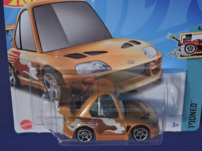Hot Wheels TOYOTA SUPRA  ( Gold  )  Tooned  FAST & FURIOUS