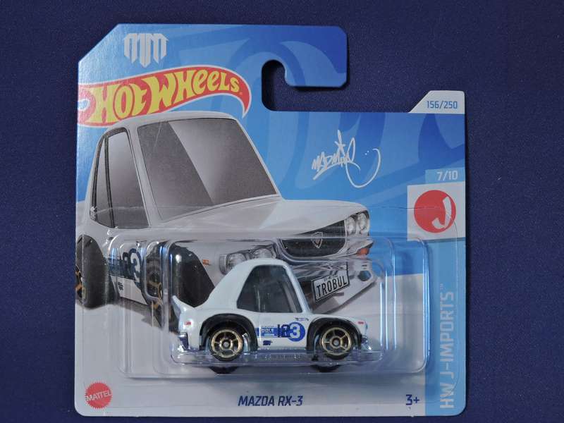 Hot Wheels  MAZDA RX-3  ( White  )  Tooned