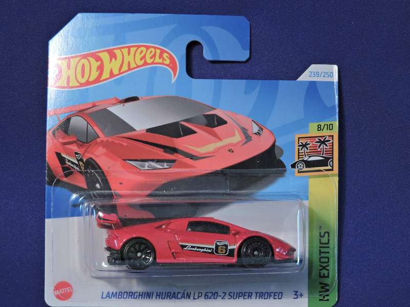Hot Wheels  LAMBORGHINI HURACAN LP 620-2 SUPER TROFEO ( Red #6 ) Supercar