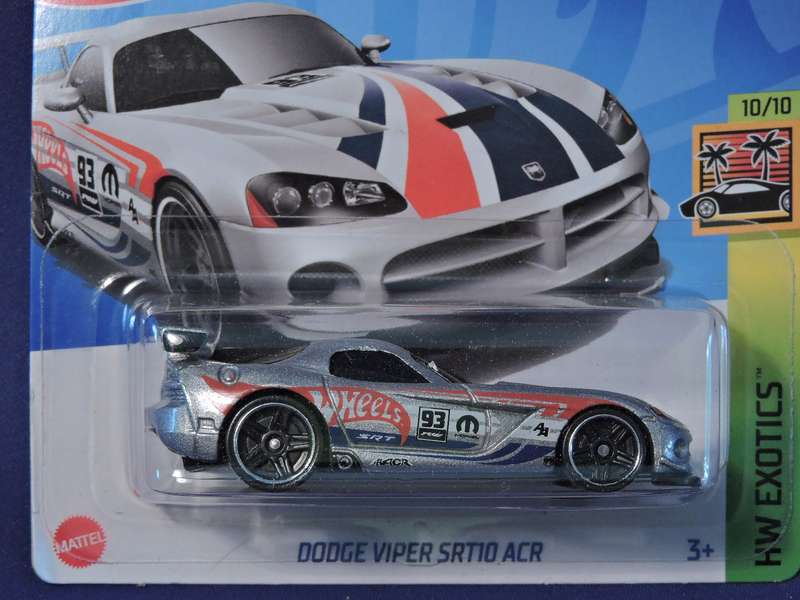 Hot Wheels DODGE VIPER SRT IO ACR ( Silver #93 )