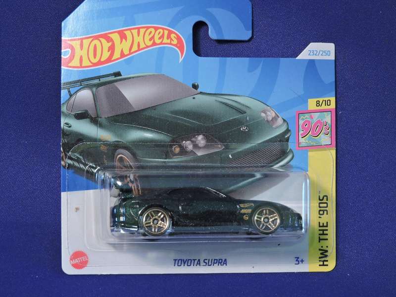 Hot Wheels TOYOTA SUPRA  ( Bottle Green )