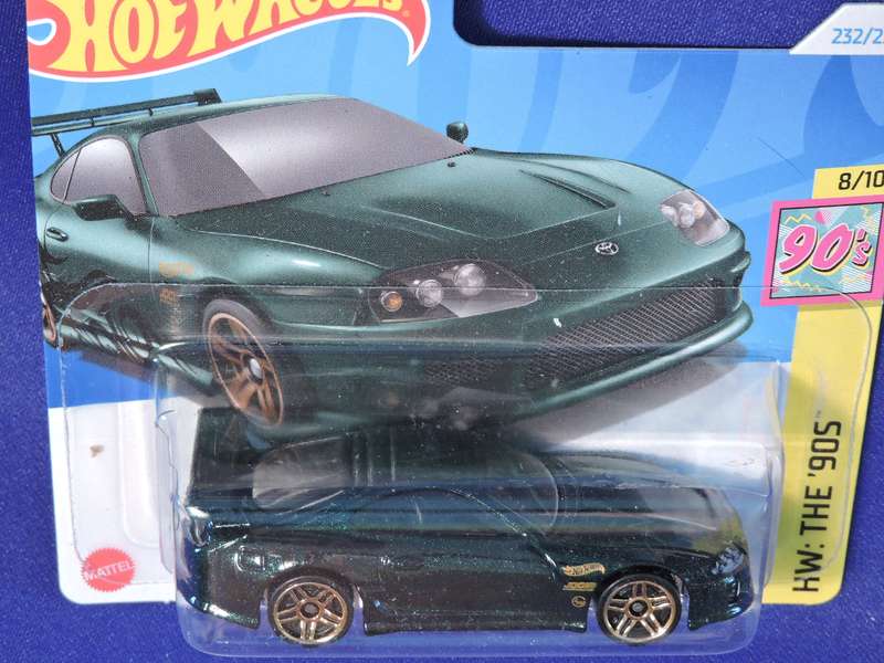 Hot Wheels TOYOTA SUPRA  ( Bottle Green )