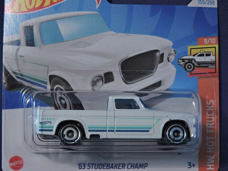 Hot Wheels STUDEBAKER CHAMP Bakkie ( White )