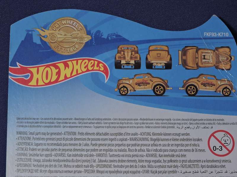 Hot Wheels PASS 'N GASSER ( Gold )