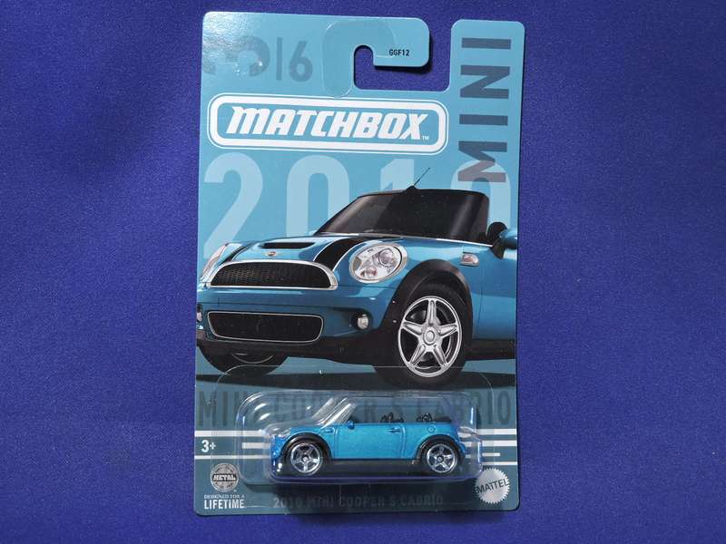 Matchbox MINI COOPER S CABRIO ( Blue )  Like Hot Wheels