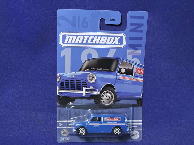 Matchbox AUSTIN MINI VAN 1965 ( Blue  )  Like Hot Wheels