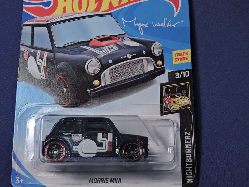 Hot Wheels  MORRIS MINI ( Midnight Blue ) Mangos Walker