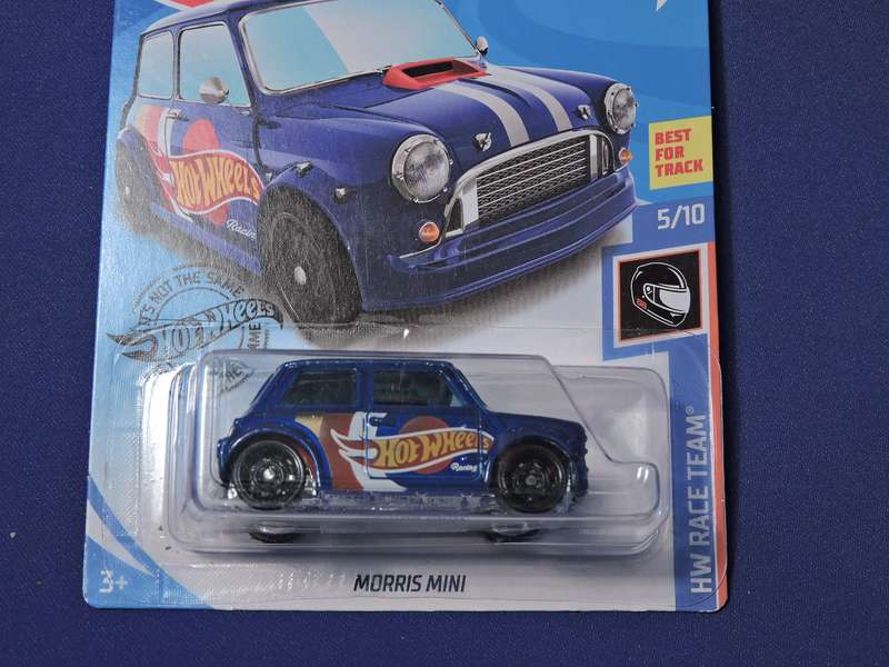 Hot Wheels  MORRIS MINI ( Blue )