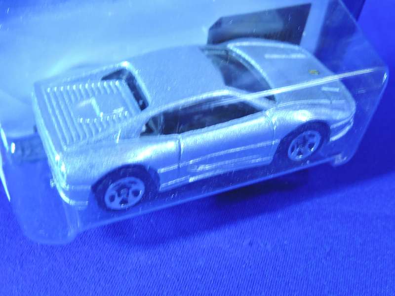 Hot Wheels FERRARI F355  ( Silver ) Super Car  Full metal Released 1995 (30 years old)