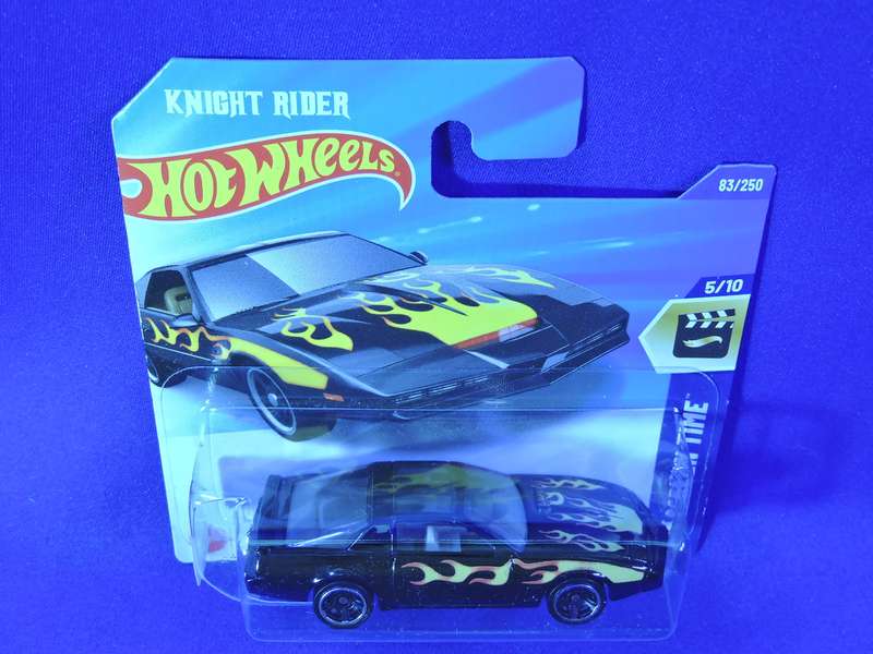 Hot Wheels K.I.T.T. Knight Rider ( Black with flames ) Kitt Pontiac Trans-Am