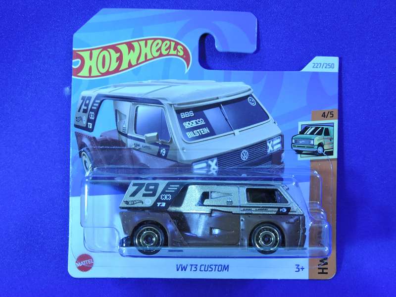 Hot Wheels VOLKSWAGEN VW T3 Custom ( Gold/Brown #79 ) Like Kombi