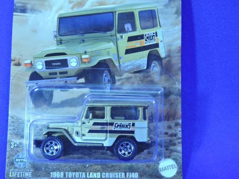 Matchbox TOYOTA LAND CRUISER FJ40 ( Gold ) Off Road Rally 5/6 like Hot Wheels