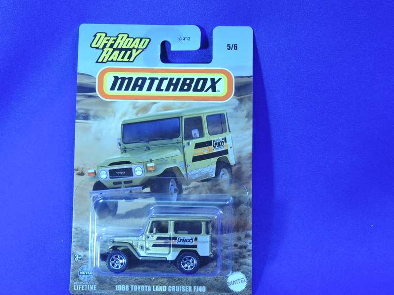 Matchbox TOYOTA LAND CRUISER FJ40 ( Gold ) Off Road Rally 5/6 like Hot Wheels