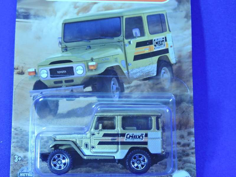 Matchbox TOYOTA LAND CRUISER FJ40 ( Gold ) Off Road Rally 5/6 like Hot Wheels