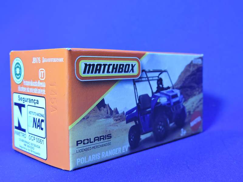 Matchbox POLARIS RANGER EV ( Mint In Box  Blue )  like Hot Wheels