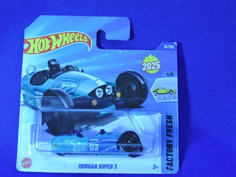Hot Wheels MORGAN SUPER 3 Tricycle ( Green #3 )