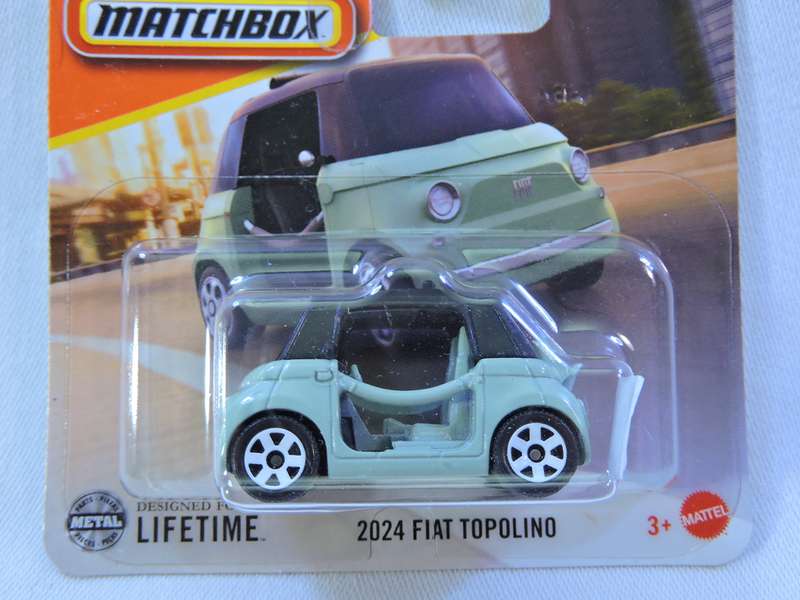 Matchbox FIAT TOPOLINO ( Teal ) Like Fiat 500 Like Hot Wheels