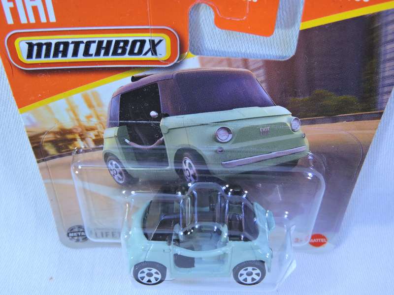 Matchbox FIAT TOPOLINO ( Teal ) Like Fiat 500 Like Hot Wheels