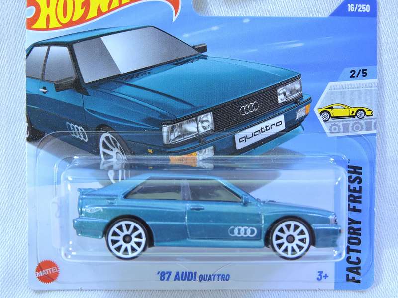 Hot Wheels AUDI QUATTRO ( Green )
