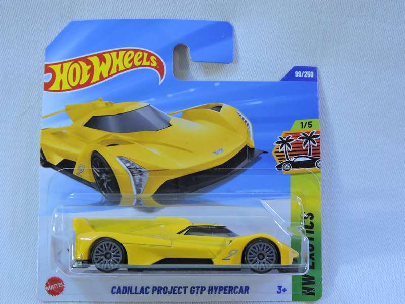 Hot Wheels CADILLAC PROJECT GTP HYPERCAR ( Yellow ) Supercar