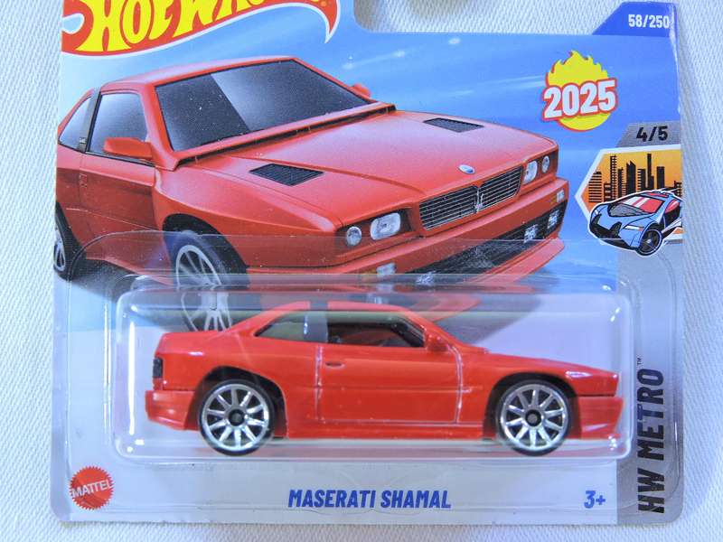 Hot Wheels MASERATI SHAMAL  ( Red )