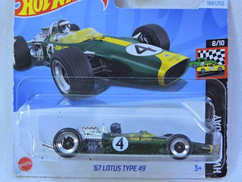 Hot Wheels LOTUS TYPE 49  ( Green #4 ) Racing Car