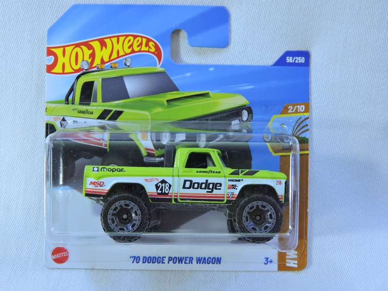 Hot Wheels DODGE Power Wagon Pickup Bakkie  ( Green ) Like Ford