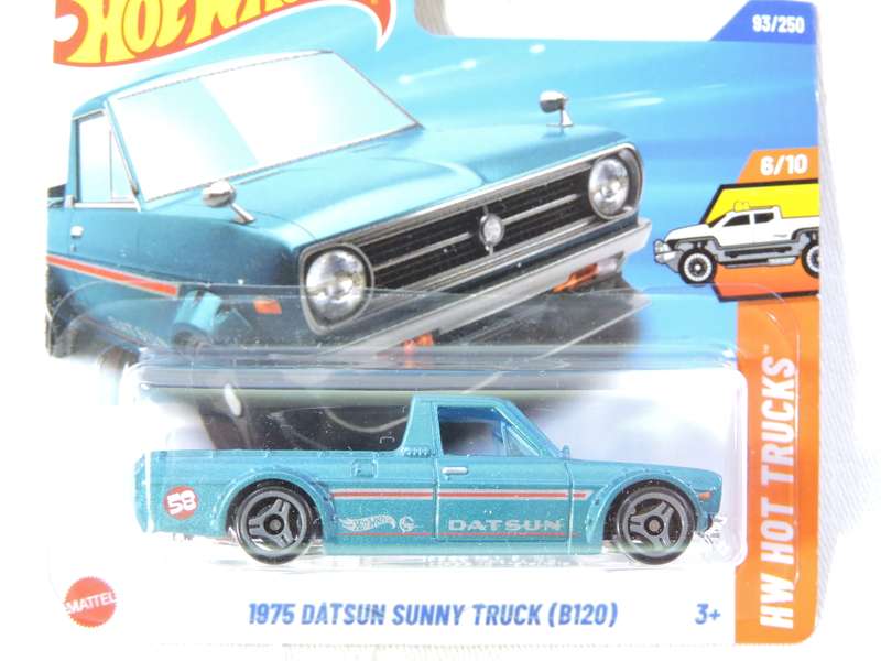 Hot Wheels DATSUN SUNNY ( Green ) Like Nissan 1400 Bakkie
