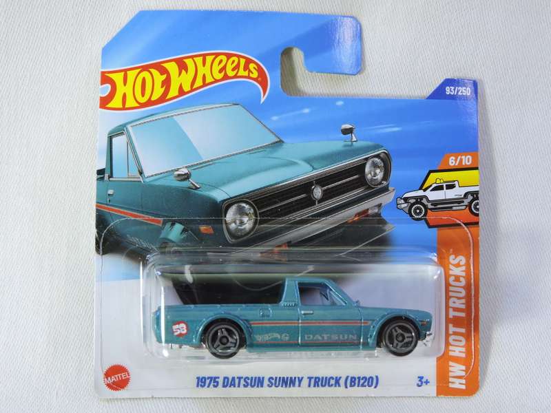 Hot Wheels DATSUN SUNNY ( Green ) Like Nissan 1400 Bakkie