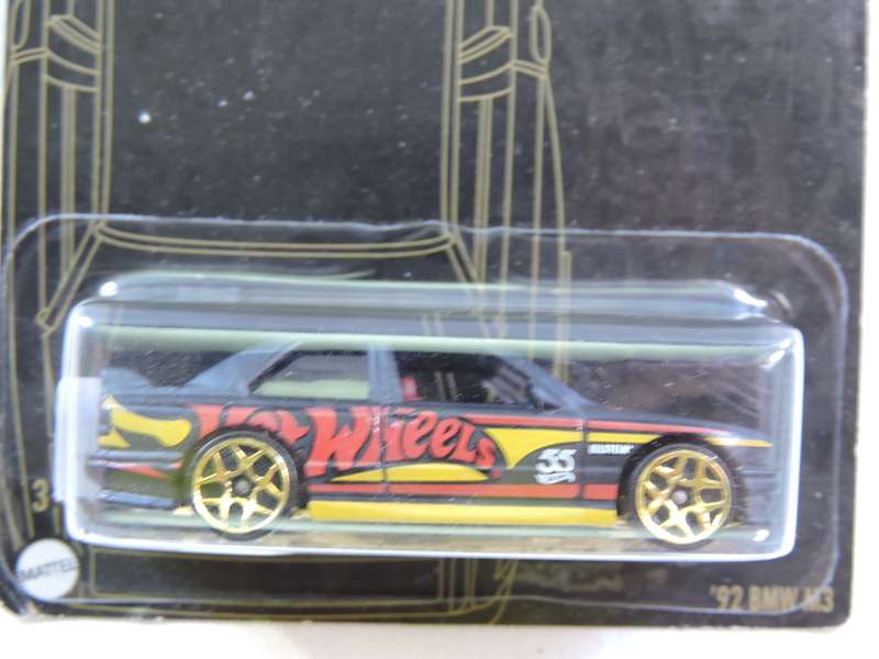 Hot Wheels BMW M3 Boxie Shape ( HW Black ) Long Card