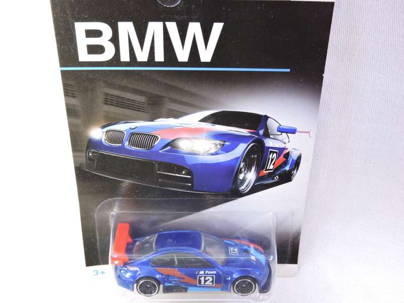 Hot Wheels BMW M3 GT2  ( Blue #12 ) Long Card