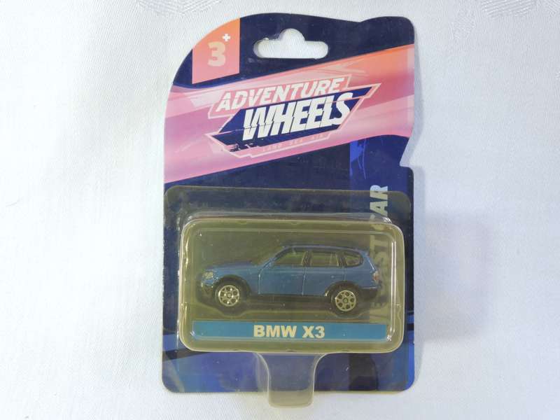 Adventure Wheels BMW X3 ( Blue )  Like Hot Wheels