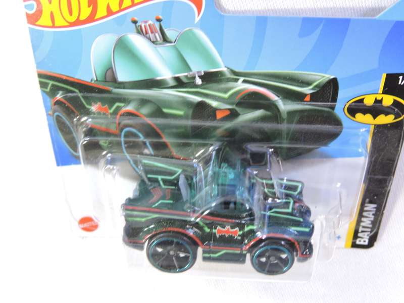 Hot Wheels Classic TV Series Batmobile Batman  TOONED ( Black Green pin stripes )