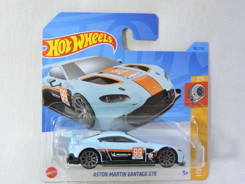 Hot Wheels ASTON MARTIN VANTAGE GTE ( GULF Blue #99 )