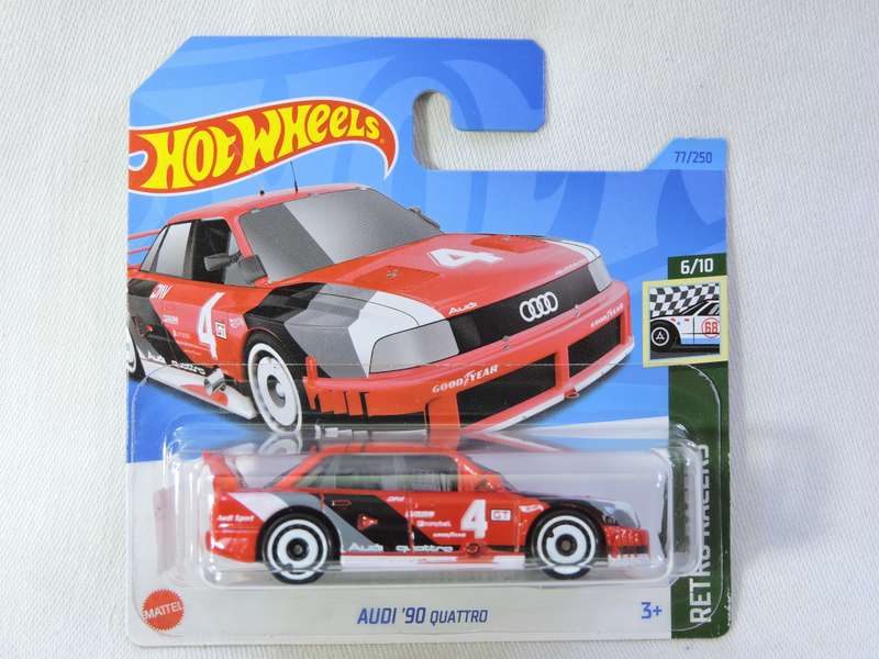 Hot Wheels AUDI 90 QUATTRO ( Red #4 )