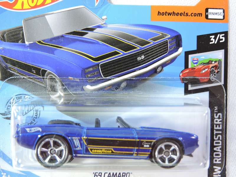 Hot Wheels CHEVY CHEVROLET Camaro convertible(  Blue )