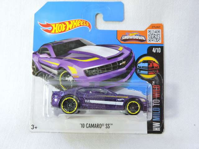 Hot Wheels CHEVY CHEVROLET Copo Camaro SS ( Purple with white stripe )