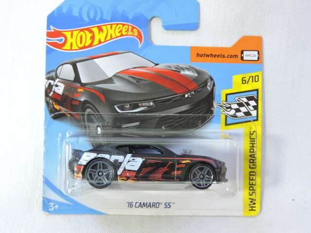 Hot Wheels CHEVY CHEVROLET Camaro SS (  Black red stripe )