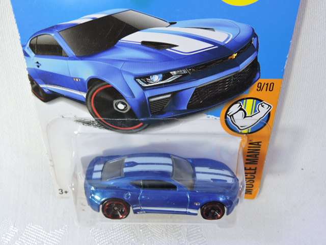 Hot Wheels CHEVY CHEVROLET Camaro SS ( Blue ) Forza Motorsport Long Card